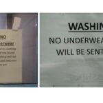 Women prisoners banned from putting dirty underwear in washing machines