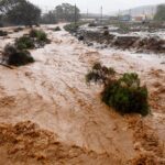 Flash floods in Gran Canaria sweep cars into sea