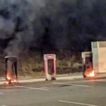 Tesla charging stations set on fire as backlash against Elon Musk intensifies